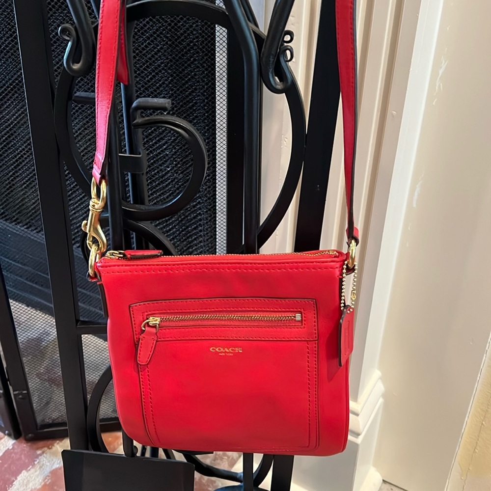Red Coach Crossbody